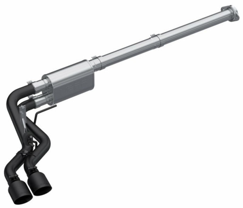 MBRP 2021 Ford F-150 2.7L EcoBoost / 3.5L EcoBoost / 5.0L 3in Cat Back Single Side Exit Black MBRP Catback