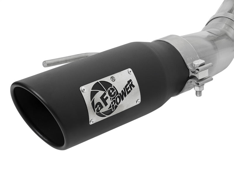 aFe MACH Force-Xp 3in to 3-1/2in 304 SS Cat-Back Exhaust w/Black Tip 17-18 Ford F-150 Raptor V6 3.5L aFe Catback
