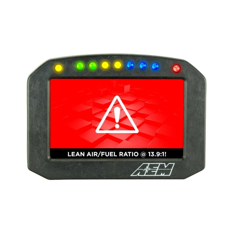 AEM CD-5G Carbon Flush Digital Dash Display w/ Internal 20Hz GPS & Antenna AEM Gauges