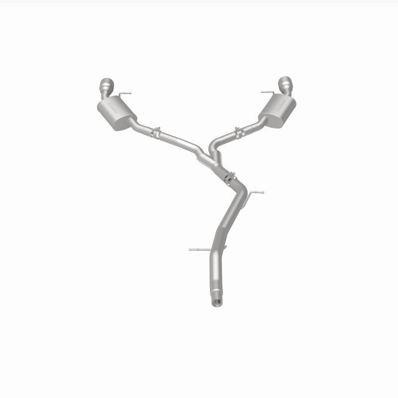 MagnaFlow 18-19 Audi A5 Dual Exit Polished Stainless CatBack Exhaust - 3in Main Piping Diameter