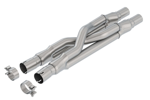 Borla 15-18 Ford Mustang GT 5.0L AT/MT RWD 2.5in Resonator Delete X-Pipe Borla X Pipes
