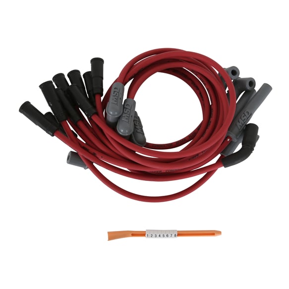 Super Conductor Spark Plug Wire Set, Chevy Corvette, LT1, V8, Õ92-Õ97 32179 MSD Autoparts