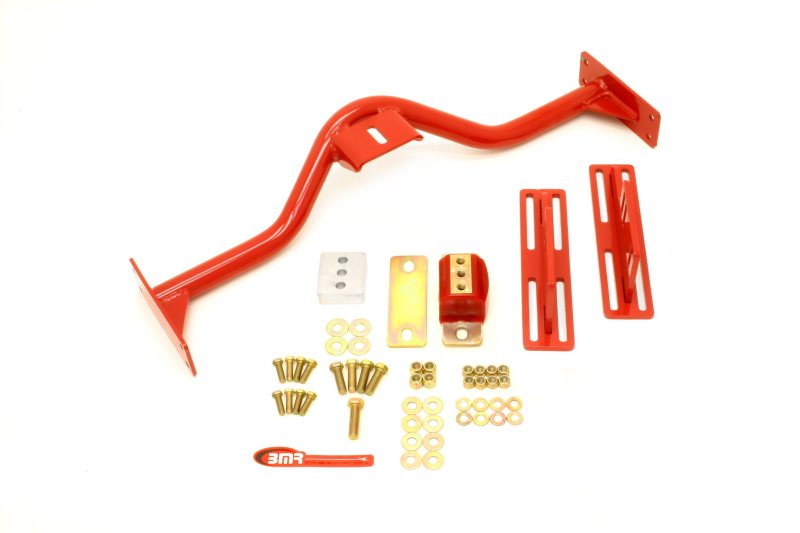 BMR 67-69 1st Gen F-Body Transmission Conversion Crossmember TH350/Powerglide/700R4/4L60E - Red BMR Suspension Crossmembers