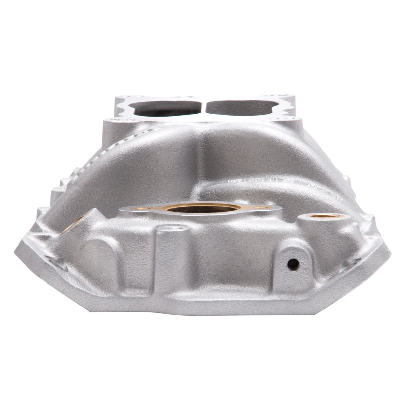 Edelbrock Manifold SBC 23-Degree Marine RPM 1987-1995 w/ Brass Edelbrock Intake Manifolds