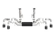 aFe MACH Force-Xp 3in to 2-1/2in 304SS Cat-Back 2020 Chevy Corvette (C8) 6.2L - Carbon Fiber Tip aFe Catback