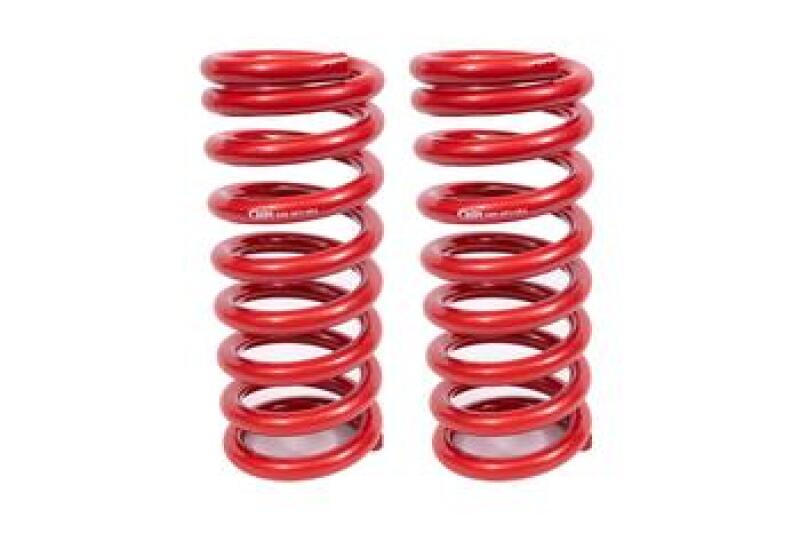 BMR 67-69 Chevrolet Camaro / Pontiac Firebird 3in Drop Small Block Front Lowering Springs - Red BMR Suspension Lowering Springs