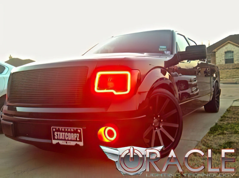 Oracle Ford F-150/Raptor 09-14 Halo Kit - ColorSHIFT w/ BC1 Controller ORACLE Lighting Headlights
