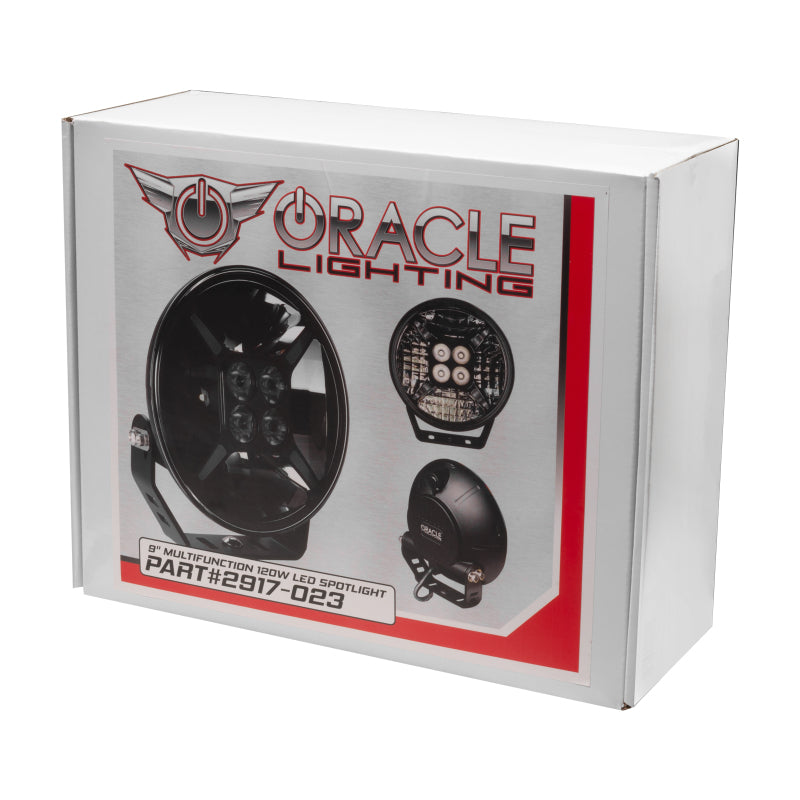 Oracle Multifunction 120w LED Spotlight (Round Post Mount) ORACLE Lighting Light Bars & Cubes