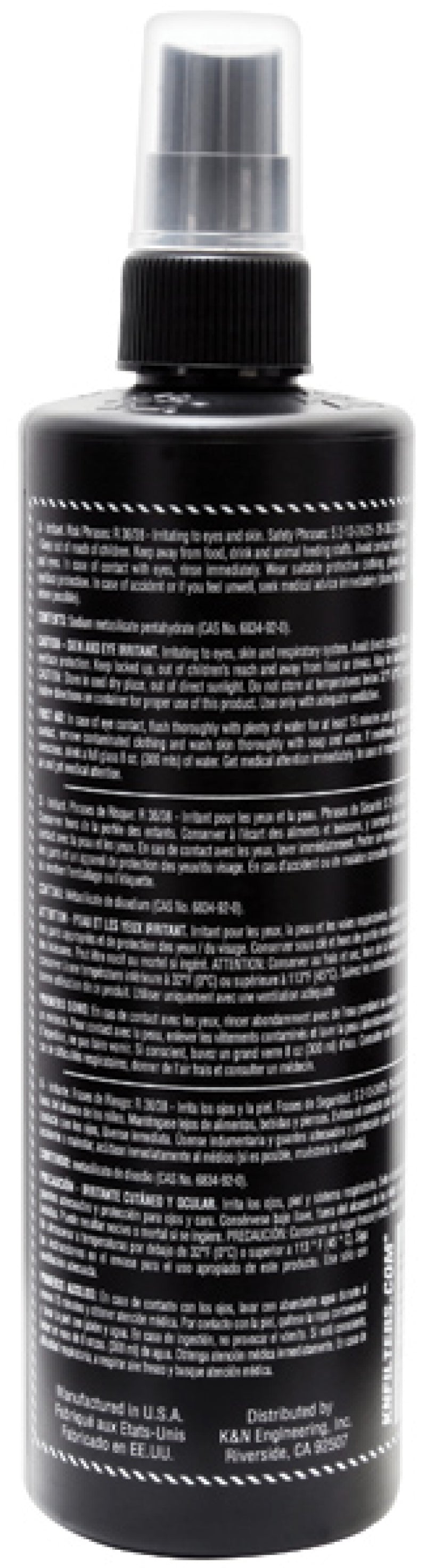 K&N Air Filter Cleaner 12oz Pump Spray K&N Engineering Recharge Kits