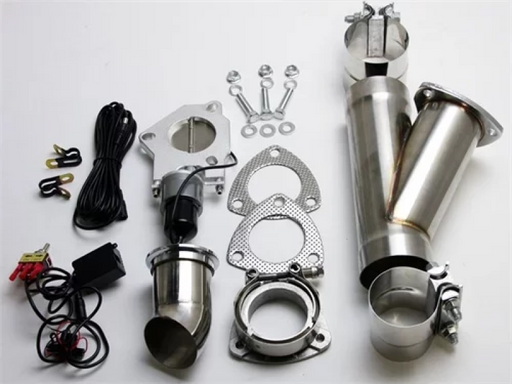 Granatelli 3.0in Stainless Steel Electronic Exhaust Cutout w/Slip Fit/Band Clamp Granatelli Motor Sports Exhaust Cutouts