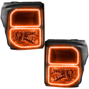Oracle Ford F250/350 11-16 Halo Kit (Square Ring Design) - ColorSHIFT w/ BC1 Controller ORACLE Lighting Headlights