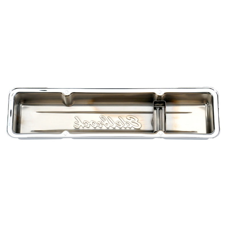 Edelbrock Valve Cover Signature Series Chevrolet 1959-1986 262-400 CI V8 Low Chrome Edelbrock Valve Covers