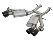aFe MACHForce XP 3in 304 SS Axle-Back Exhaust Dual Exhaust (NPP) w/ Black Tips 16-17 Camaro SS V8 aFe Axle Back