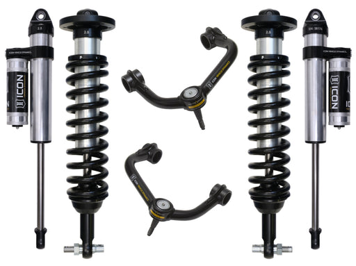 ICON 2015+ Ford F-150 2WD 0-3in Stage 3 Suspension System w/Tubular Uca ICON Coilovers