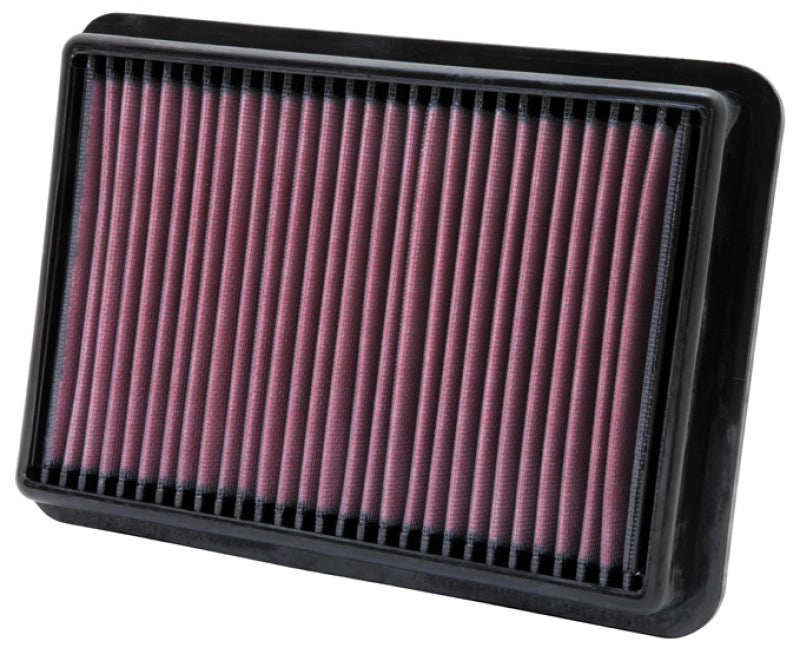 K&N 05-11 Nissan Navara 2.5L L4 10.5in OS Length/7.438in OS Width/1.438in H Replacement Air Filter K&N Engineering Air Filters - Drop In