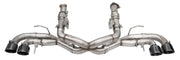 Corsa 2020-25 Corvette C8 3in Xtreme Cat-Back Exhaust 4.5in Black Quad Tips - Deletes stock AFMValve CORSA Performance Catback