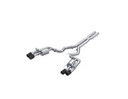 MBRP 2024+ For Mustang GT (S650) 3in Cat-Back Quad Tip - 4in Carbon Fiber Tips MBRP Catback