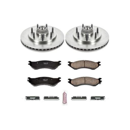 Power Stop 00-01 Ford F-150 Front Autospecialty Brake Kit PowerStop Brake Kits - OE
