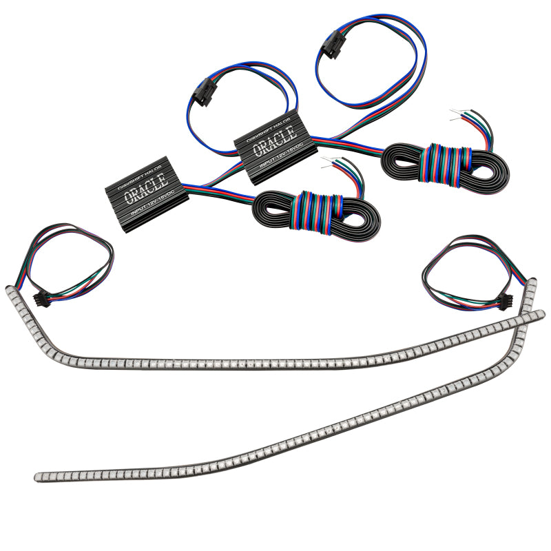 Oracle 16-21 Chevy Camaro Surface Mount DRL Modules - ColorSHIFT w/o Controller ORACLE Lighting Headlights