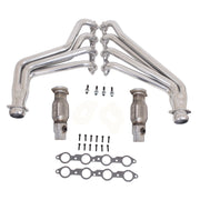 BBK 10-15 Camaro LS3 L99 Long Tube Exhaust Headers With Converters - 1-3/4 Silver Ceramic BBK Headers & Manifolds