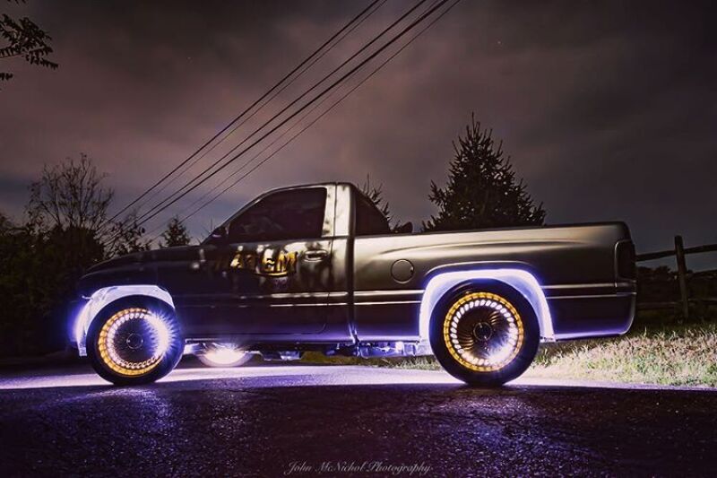 Oracle LED Illuminated Wheel Rings - Double LED - White ORACLE Lighting Light Strip LED