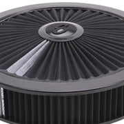 Edelbrock Air Cleaner Pro-Flo High-Flow Series Round Filtered Top 14In Dia X 3 125In Dropped Base Edelbrock Air Filters - Universal Fit