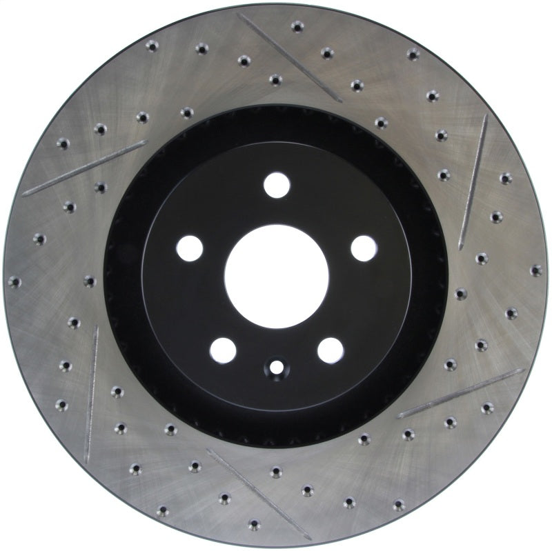 StopTech Drilled & Slotted Left Sport Brake Rotor for 2009 Cadillac CTS-V Stoptech Brake Rotors - Slot & Drilled