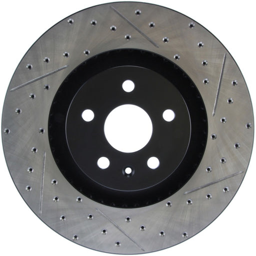 StopTech Drilled & Slotted Left Sport Brake Rotor for 2009 Cadillac CTS-V Stoptech Brake Rotors - Slot & Drilled