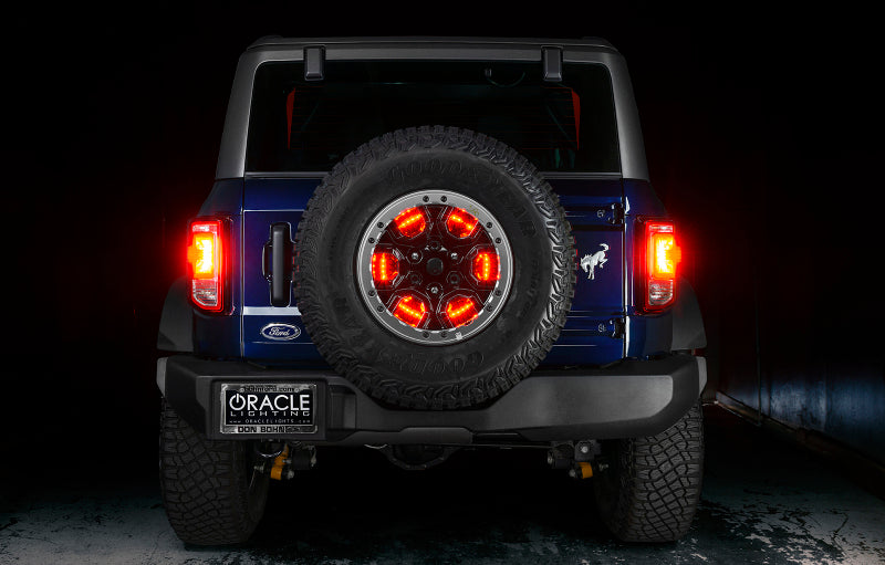 Oracle LED Illuminated Wheel Ring 3rd Brake Light - Red ORACLE Lighting Light Strip LED