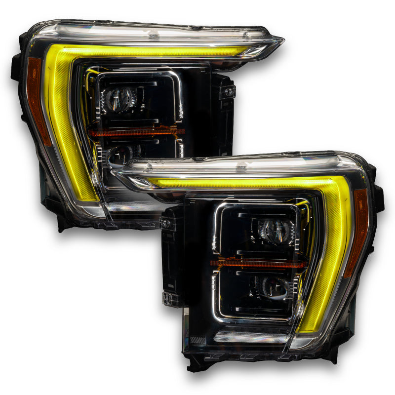Oracle 21-22 Ford F-150 ColorSHIFT RGB+W Headlight DRL Upgrade Kit w/ Simple Controller ORACLE Lighting Headlights