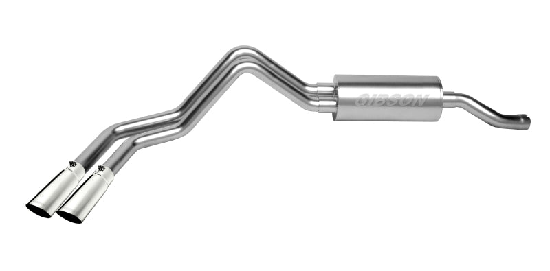 Gibson 98-00 Ford F-150 Base 4.2L 2.25in Cat-Back Dual Sport Exhaust - Stainless Gibson Catback