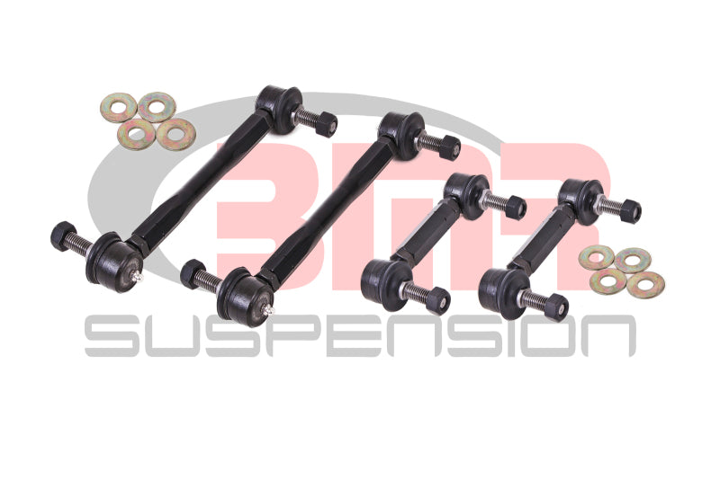 BMR 15-17 S550 Mustang Front and Rear Sway Bar End Link Kit - Black BMR Suspension Suspension Arms & Components