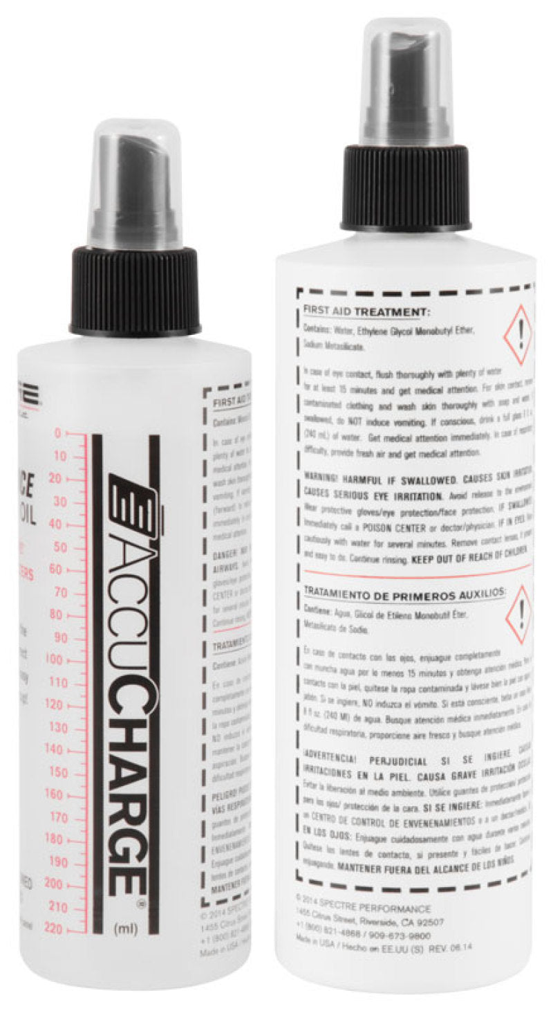 Spectre Accucharge Kit for HPR Filters - Clear Spectre Recharge Kits