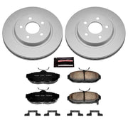 Power Stop 11-14 Ford Mustang Rear Z17 Evolution Geomet Coated Brake Kit PowerStop Brake Kits - Performance Blank
