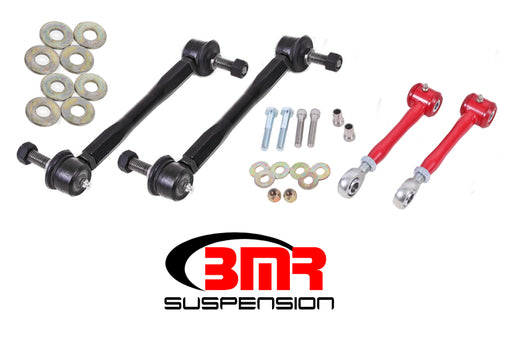 BMR 16-17 6th Gen Camaro Front and Rear Sway Bar End Link Kit - Red BMR Suspension Suspension Arms & Components