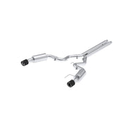 MBRP 2024 Ford Mustang GT S650, 5.0L 3inCat-Back Dual Split Rear with Carbon Fiber Tips (Street) MBRP Catback