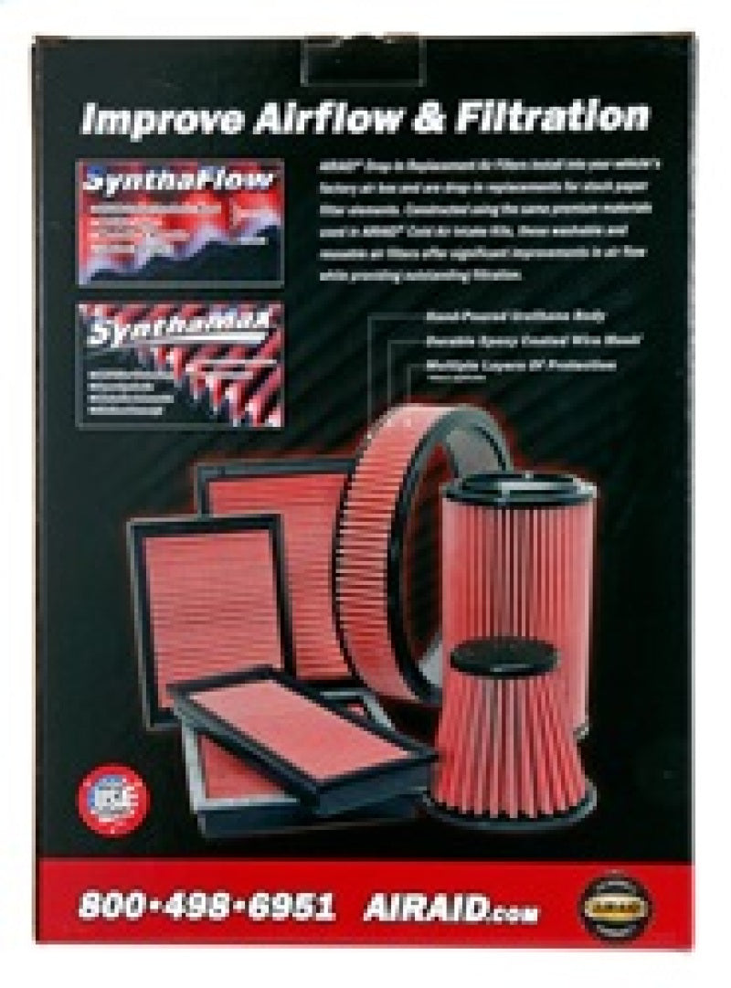 Airaid 2015-2016 Ford Mustang V8-5.0L F/I Direct Replacement Oiled Filter Airaid Air Filters - Drop In