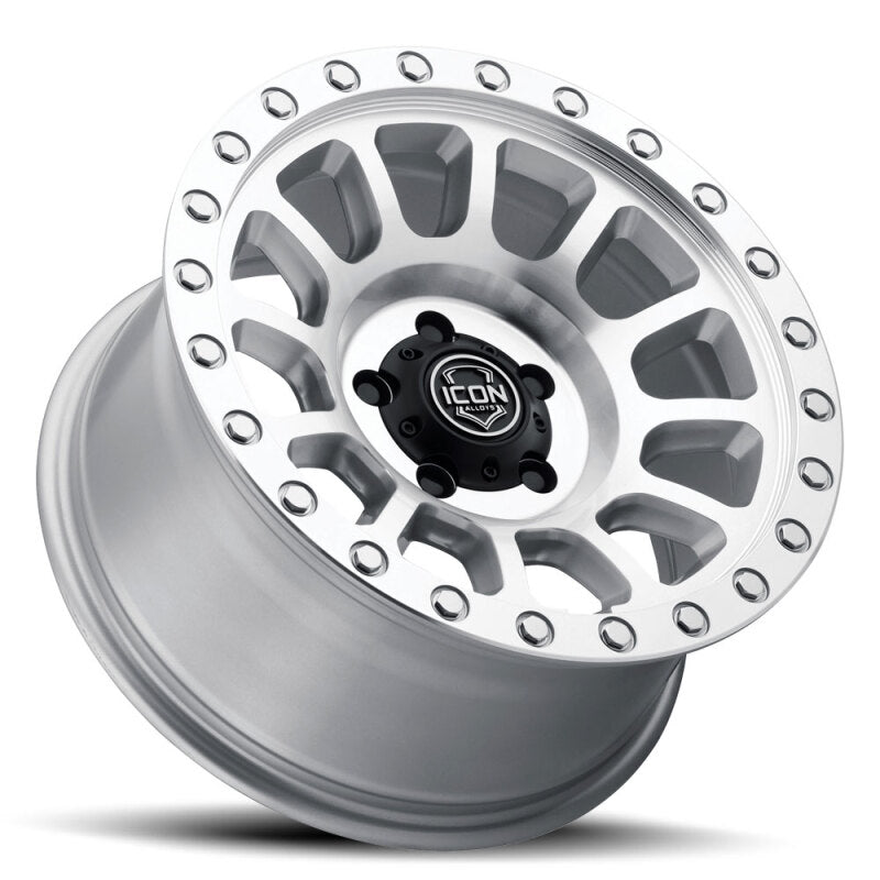 ICON Hulse 18x9 8x180 12mm Offset 5.5in BS Silver Machined ICON Wheels - Cast