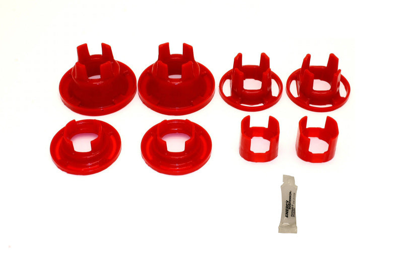 BMR 10-11 5th Gen Camaro Rear Cradle Street Version Poly Inserts Only Bushing Kit - Red BMR Suspension Differential Bushings