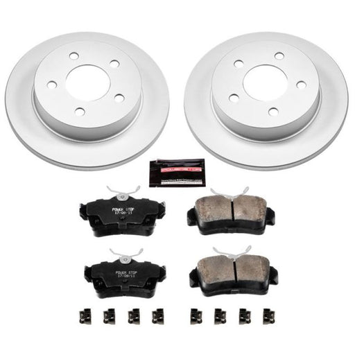 Power Stop 94-04 Ford Mustang Rear Z17 Evolution Geomet Coated Brake Kit PowerStop Brake Kits - Performance Blank