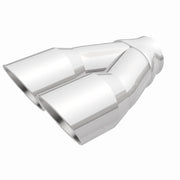 MagnaFlow Double Wall 3in Dual Round Polished Tip 2.25in Inlet Magnaflow Catalytic Converter Universal