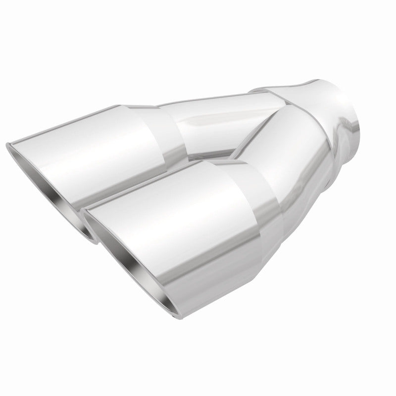 MagnaFlow Double Wall 3in Dual Round Polished Tip 2.25in Inlet Magnaflow Catalytic Converter Universal