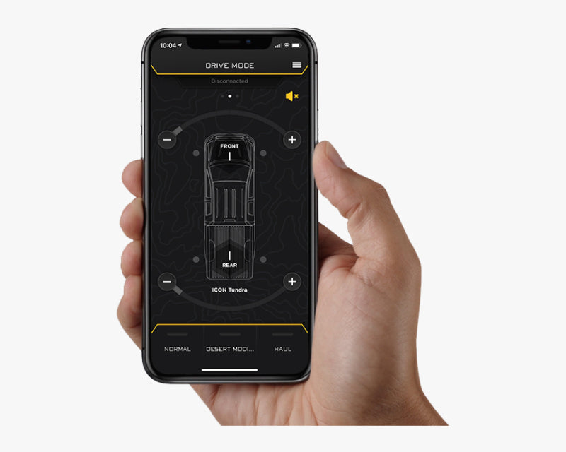 ICON 23-24 Ford F-250/F-350 Super Duty 4WD 4.5in Lift Front 2.5 Series Shocks - Pair ICON Shocks and Struts