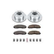 Power Stop 13-22 Ford F-350 Super Duty Rear Z36 Truck & Tow Brake Kit PowerStop Brake Rotors - Slot & Drilled