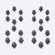 Ford Racing M14 x 1.5 Black Lug Nut - Set of 24 Ford Racing Lug Nuts