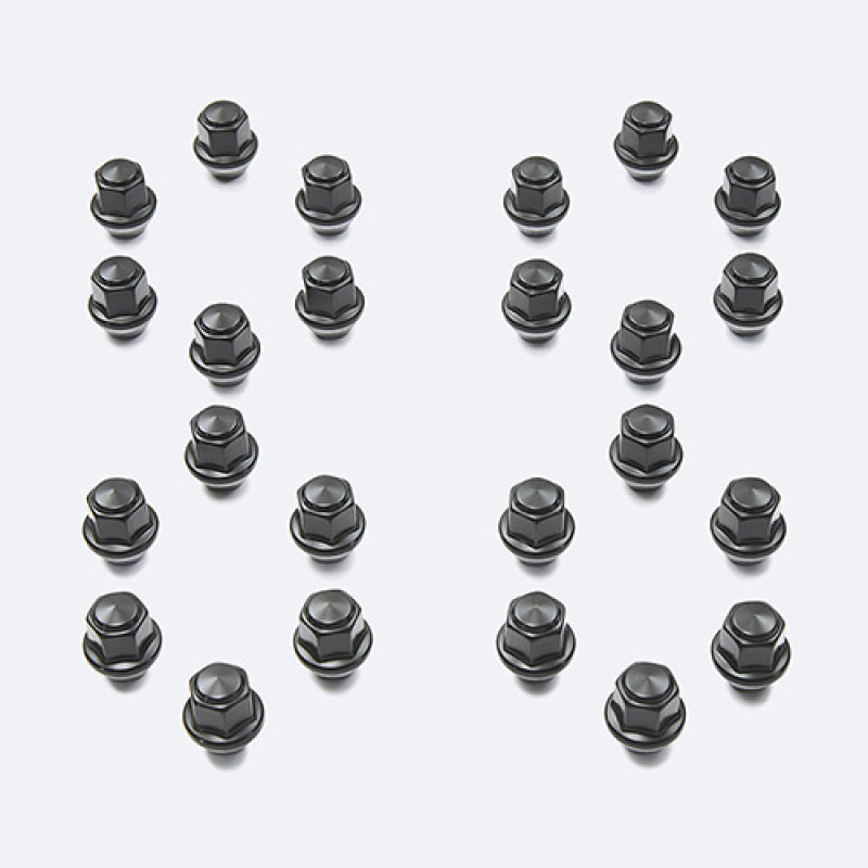 Ford Racing M14 x 1.5 Black Lug Nut - Set of 24 Ford Racing Lug Nuts