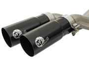 aFe Rebel Series Exhaust SS Front Side Exit CB w/ Black Tips 10-14 Ford F150 Ecoboost V8 6.2L aFe Catback