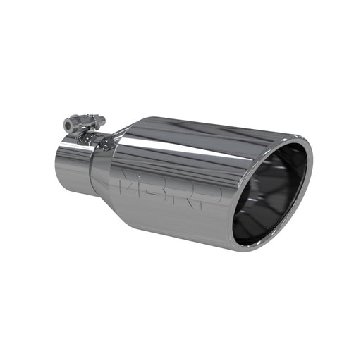MBRP Universal Tip 4.5 O.D. Angle Rolled End 2.5 Inlet 11in Length - T304 MBRP Steel Tubing