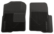 Husky Liners 04-09 Ford F-150 Custom Fit Heavy Duty Black Front Floor Mats Husky Liners Floor Mats - Rubber