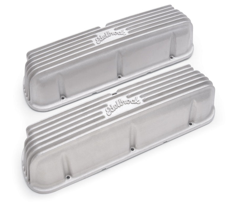 Edelbrock Valve Cover Classic Series Ford 1962-95 221 351W V8 Satin Edelbrock Valve Covers